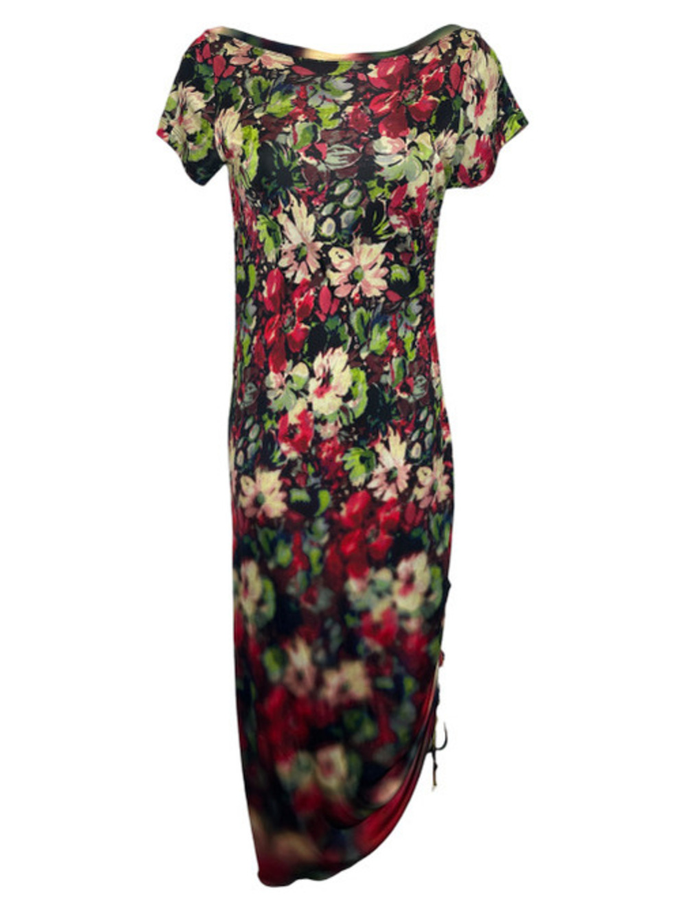 Jean Paul Gaultier Soleil Midi Printed Dress